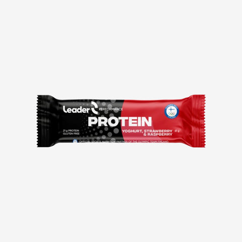 Leader Protein Bar - Yoghurt, Strawberry & Raspberry